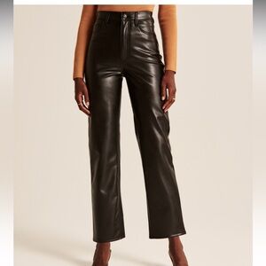 Abercrombie & Fitch Black Straight Leg Pants